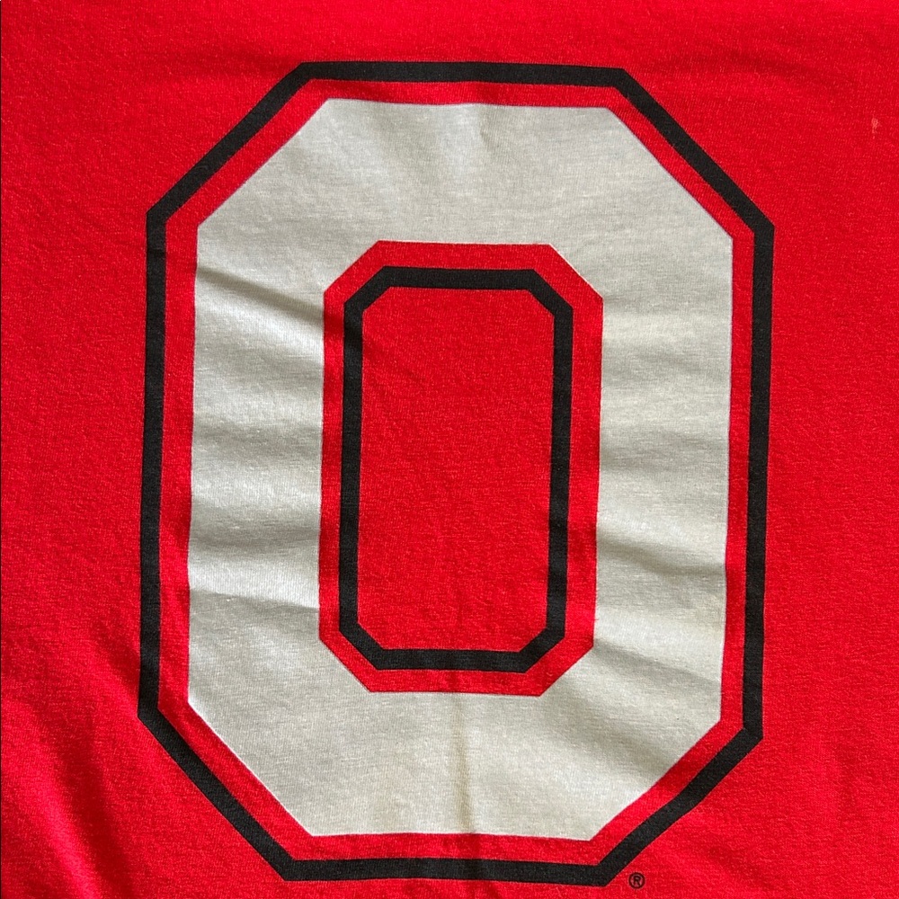 The Ohio State University Nike Scarlet Tee with OSU Buckeyes Logo - Picture 4 of 5
